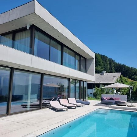 Attersee Luxury Design Villa With Dream Views, Large Pool And Sauna Nussdorf am Attersee Esterno foto