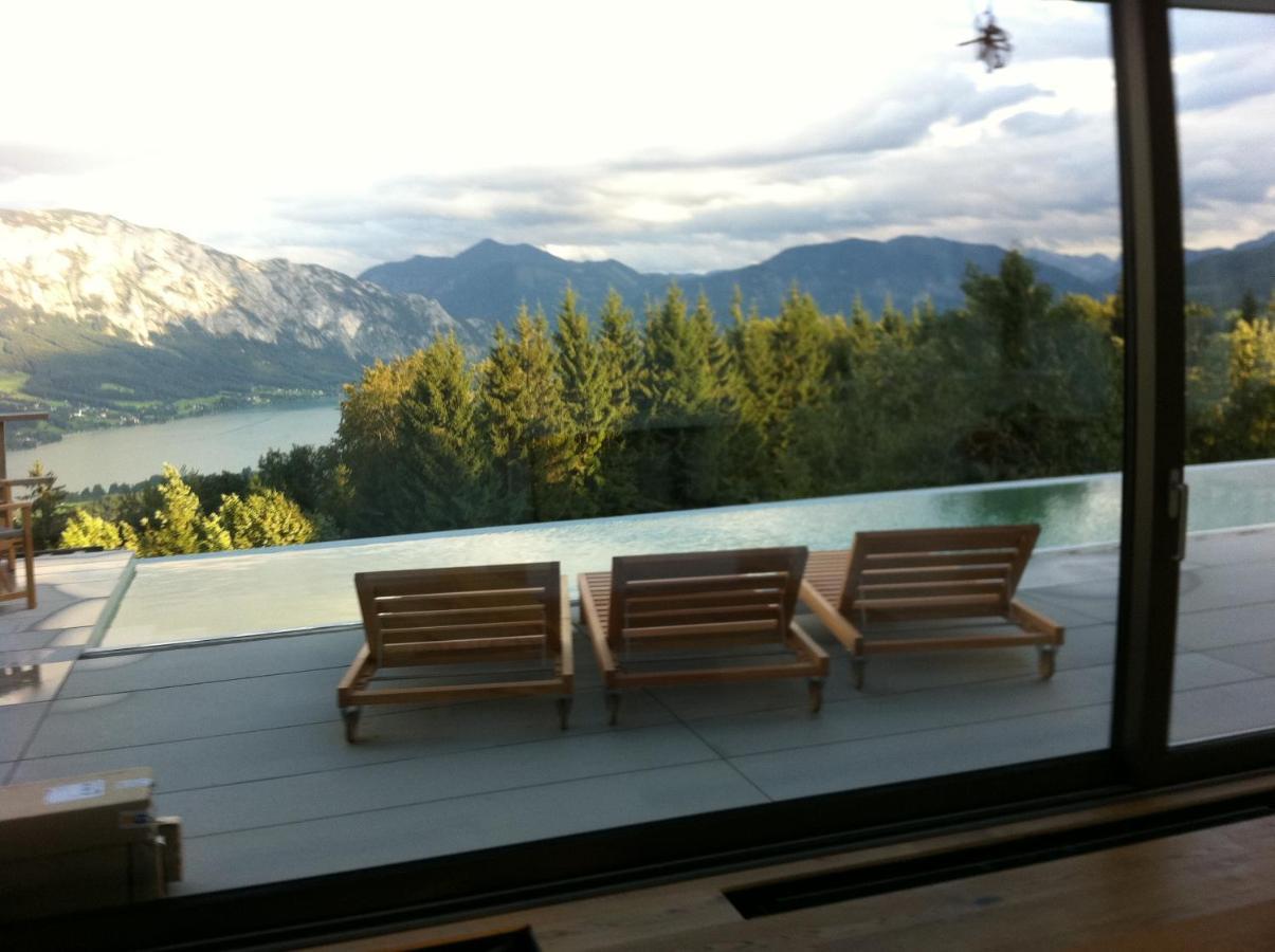 Attersee Luxury Design Villa With Dream Views, Large Pool And Sauna Nussdorf am Attersee Esterno foto