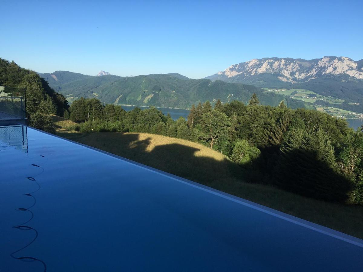 Attersee Luxury Design Villa With Dream Views, Large Pool And Sauna Nussdorf am Attersee Esterno foto