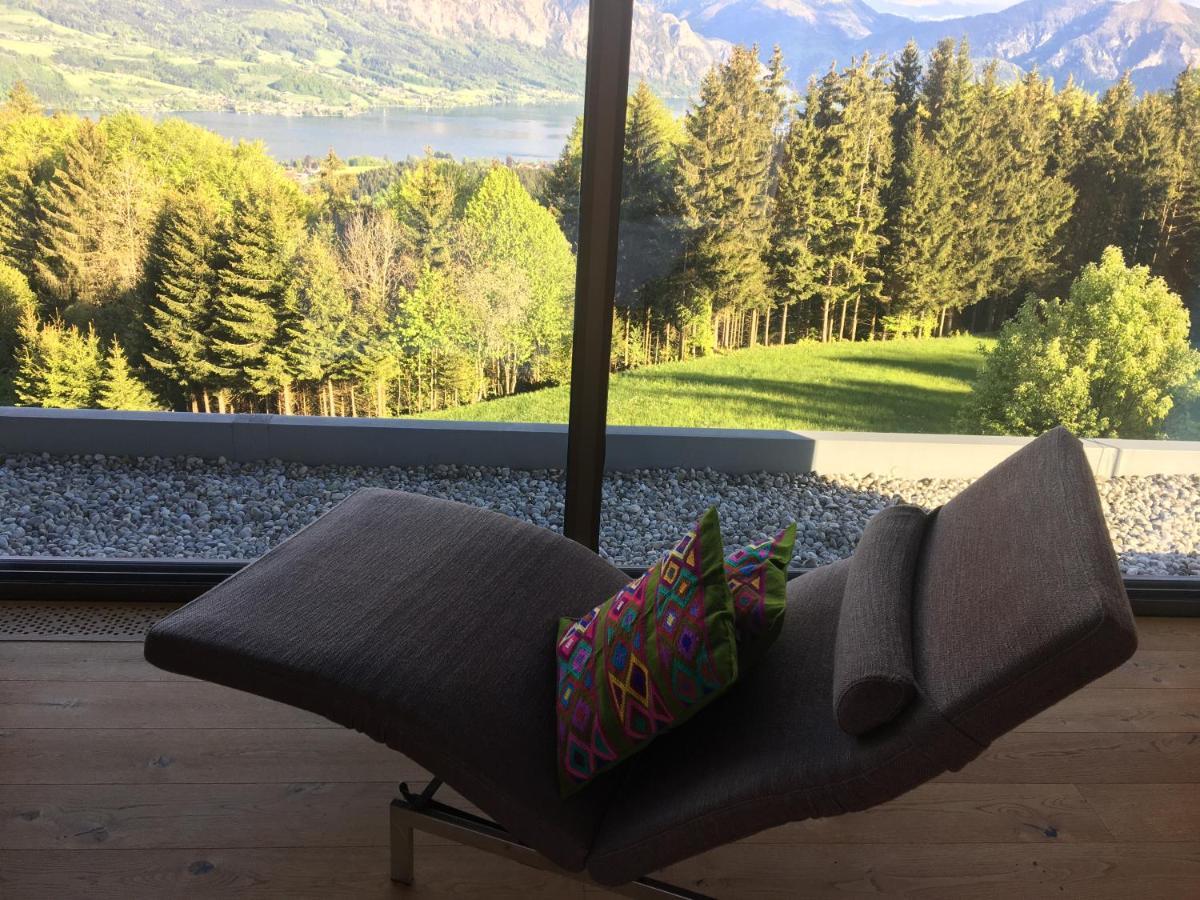 Attersee Luxury Design Villa With Dream Views, Large Pool And Sauna Nussdorf am Attersee Esterno foto
