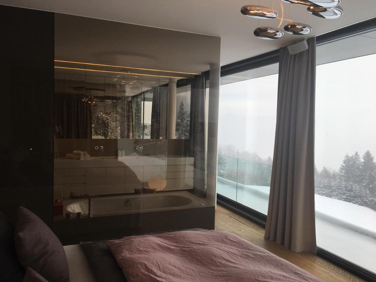 Attersee Luxury Design Villa With Dream Views, Large Pool And Sauna Nussdorf am Attersee Esterno foto