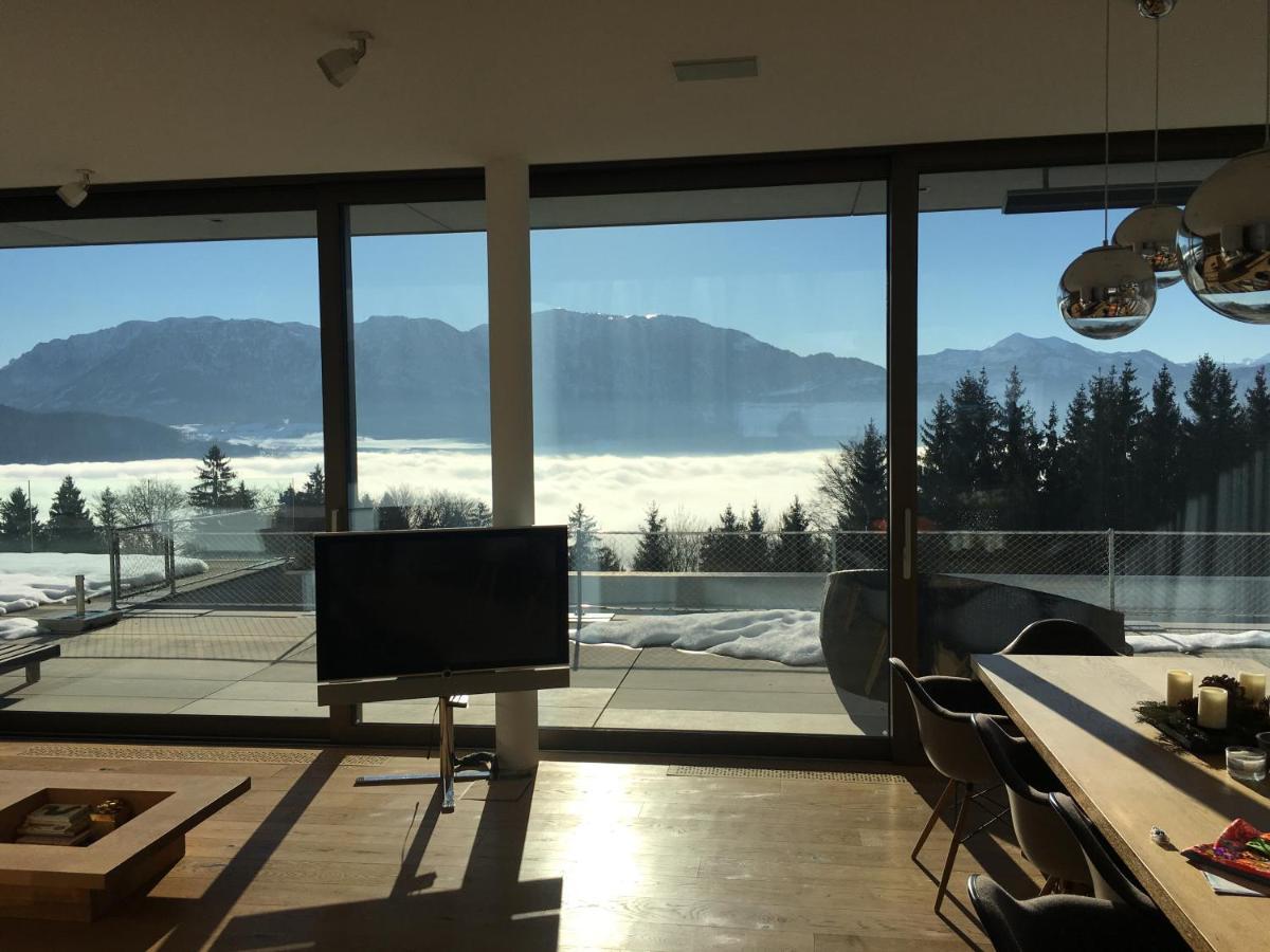 Attersee Luxury Design Villa With Dream Views, Large Pool And Sauna Nussdorf am Attersee Esterno foto